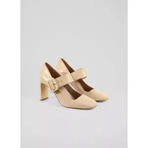 L.K. Bennett Phoebe Navy Patent Mary Jane Courts